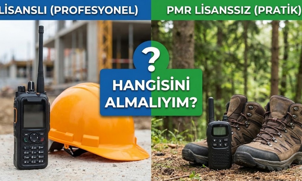 Lisanslı vs. Lisanssız (PMR) Telsiz: Hangisini Almalıyım? Lisanslı vs. Lisanssız (PMR) Telsiz: Hangisini Almalıyım?