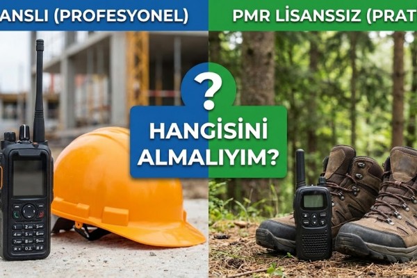 Lisanslı vs. Lisanssız (PMR) Telsiz: Hangisini Almalıyım?