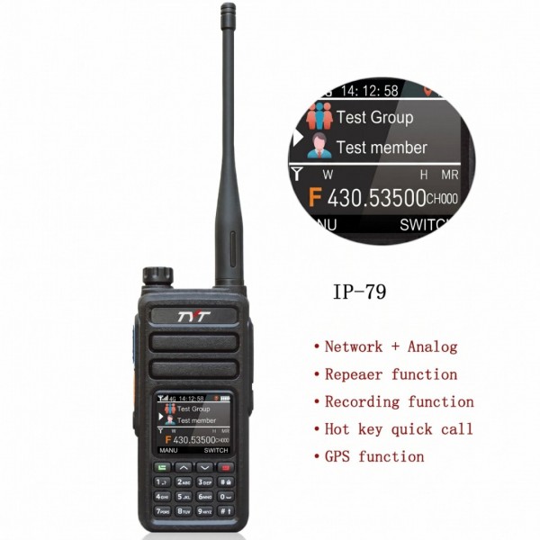 TYT IP-79 Hibrit Analog + pOc Bas Konuş El Telsizi TYT IP-79 Hibrit Analog + pOc Bas Konuş El Telsizi