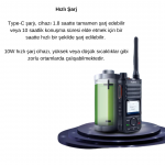 Hytera BP569U UHF DMR Dijital / Analog El Telsizi Profesyonel 400-470 MHz Telsiz.
