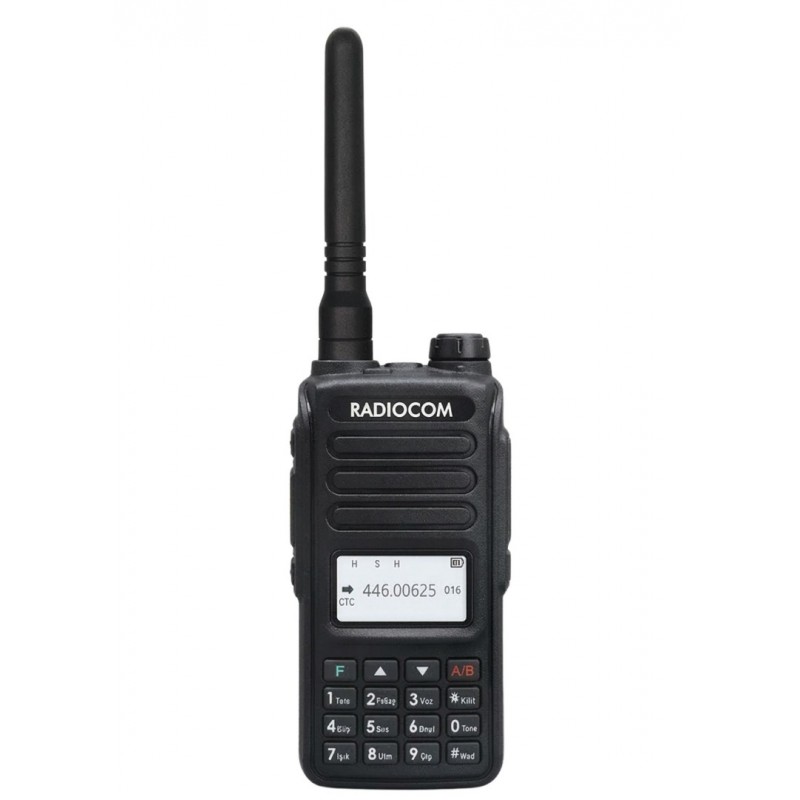 Radiocom AP-446 Plus PMR446 lisanssız analog el telsizi