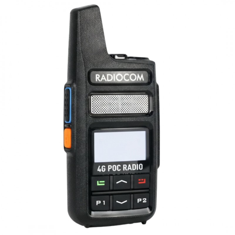 Radiocom BT20 POC Bas-Konuş El Telsizi - Sınırsız Mesafe, 4G & GPS Takipli (Sim Kartlı Profesyonel Telsiz)