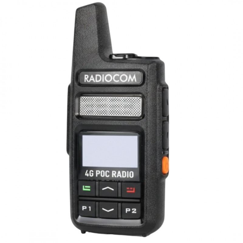 Radiocom BT20 POC Bas-Konuş El Telsizi - Sınırsız Mesafe, 4G & GPS Takipli (Sim Kartlı Profesyonel Telsiz)