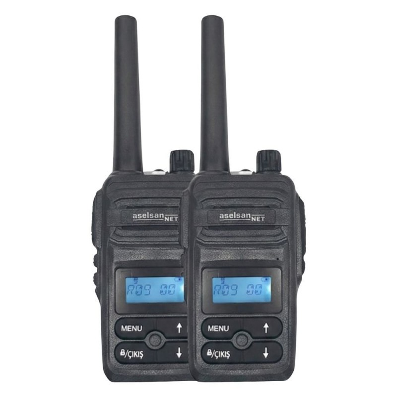 Aselsan PM985S Profesyonel Lisanssız El Telsizi İkili Set - Yüksek Çekim & Uzun Pil Ömrü