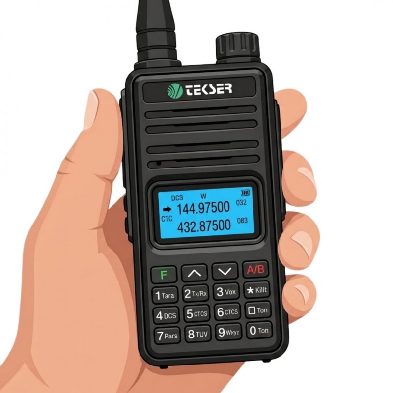 Tekser TR-UV88 Dual Band El Telsizi