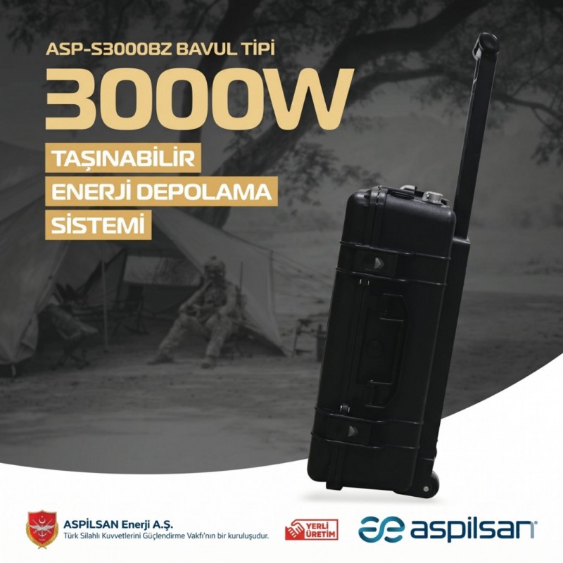 Aspilsan ASP-S3000GS 3000W Taşınabilir Güç Kaynağı (Bavul Tipi)